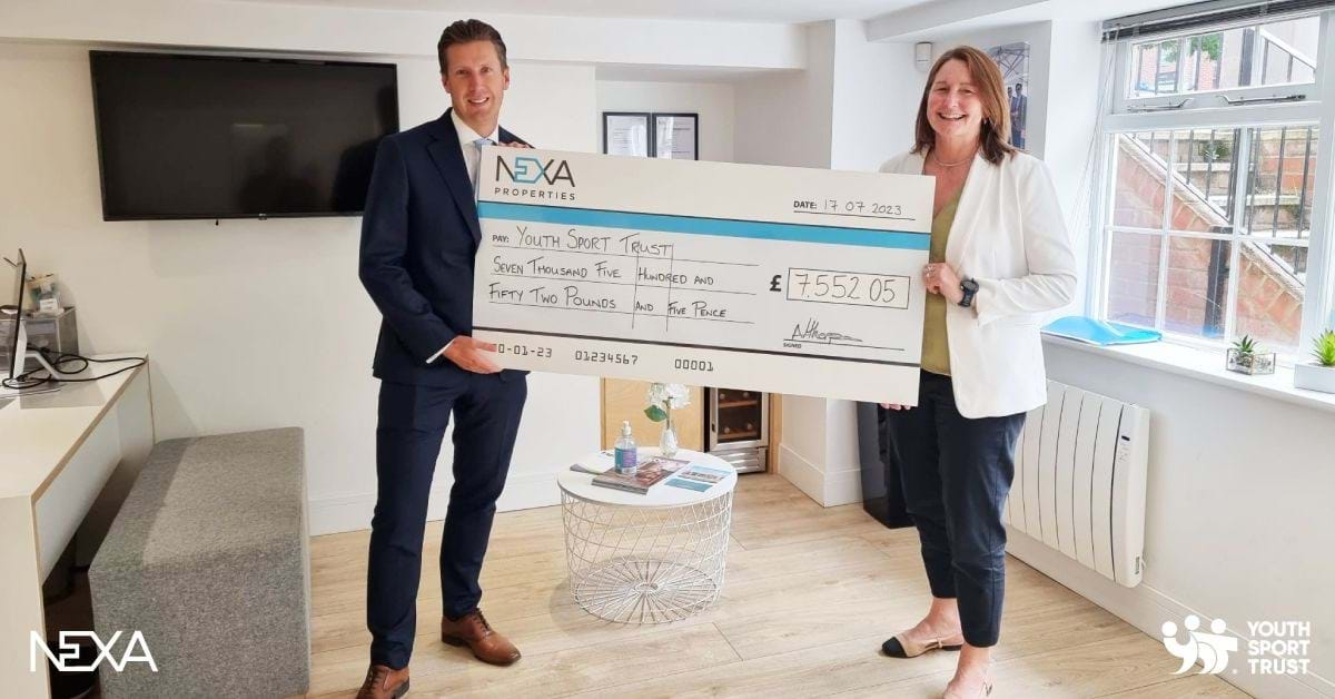 Nexa cheque presentation image